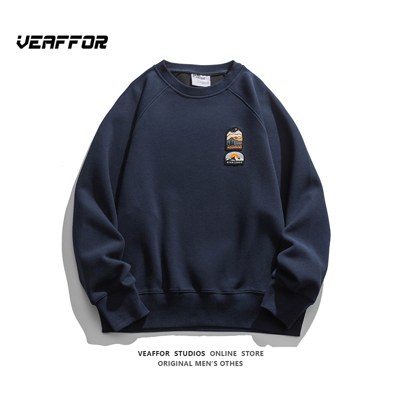 Veaffor美式潮百搭休闲套头卫衣