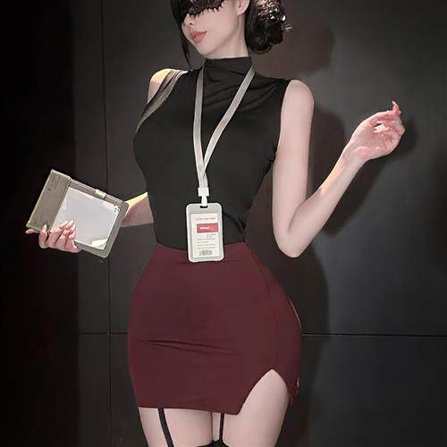 性感情趣秘书ol制服套装cos办公室老师禁欲系御姐包臂裙睡衣内衣