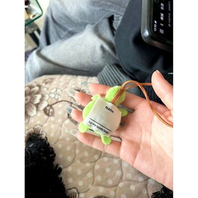 可爱迷你小乌龟姓名牌挂件书包玩偶毛绒装饰情侣钥匙扣儿童礼物