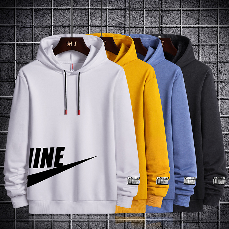 炸街卫衣男连帽秋季韩版宽松秋季款情侣帽衫男士潮流2020新款定制