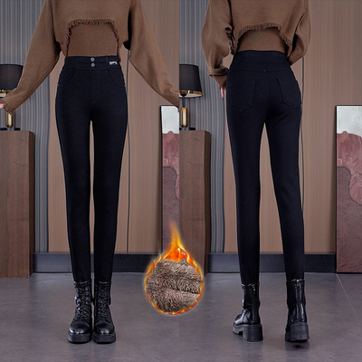 可外穿高腰小脚弹力打底裤