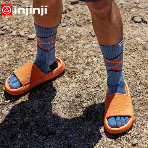 injinji户外五指袜长筒加厚
