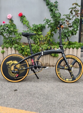 【高端定制】CRIUS柯瑞斯11速无线电子变速折叠车KOMCAS金蛇碳轮