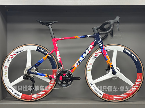 【私人定制】CAMP坎普SR9碳纤维公路车KOMCAS碳轮三刀105电子变速