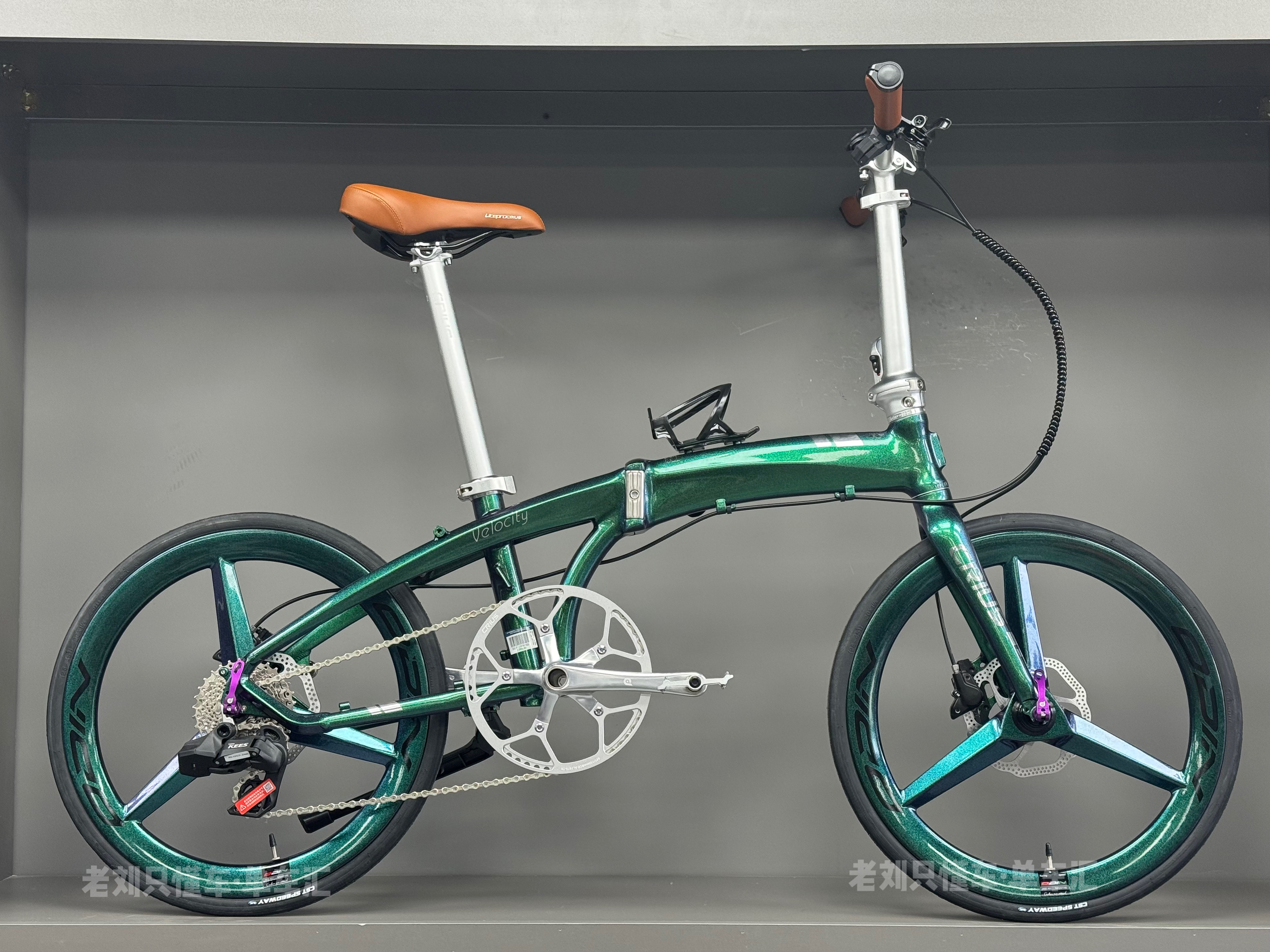 【老刘只懂车】CRIUS 26款柯瑞斯V11电子变速折叠车高配版