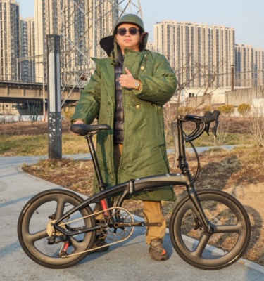 CRIUS柯瑞斯【电子变速】折叠车V11s【油碟刹车】康卡斯碳纤轮组