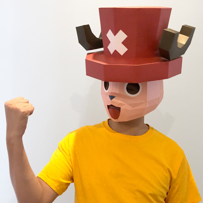 万圣节小鹿面具小可爱手工diy成人儿童可穿戴cosplay派对鹿头头套