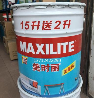 真实体销售美时丽白漆17L内墙乳胶漆 A923-5272257墙面漆水性涂料