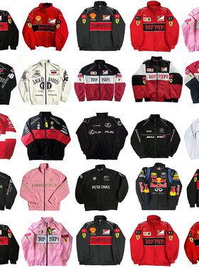 F1赛车服皮衣夹克外套