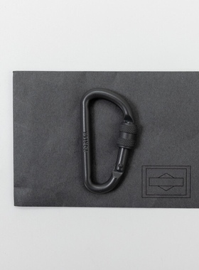 ARMOR MADNESS 酷黑色钥匙扣户外露营山系黑化风格背包挂件小挂饰