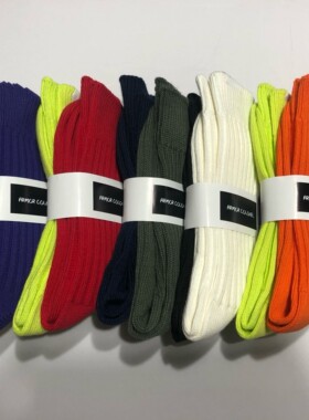 ARMOR MADNESS纯棉粗线袜子复古日系ins风四季百搭潮袜运动中筒袜