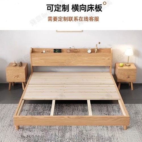 实木整块护腰护脊椎硬床垫