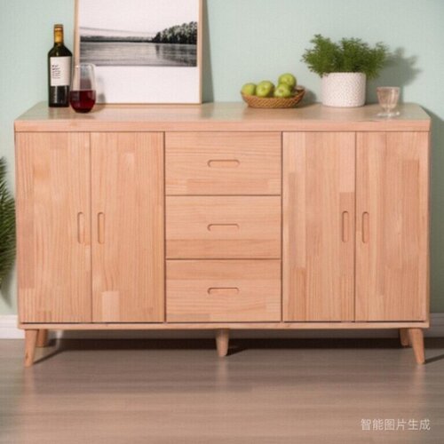 实木餐边柜北欧轻奢厅简约实木