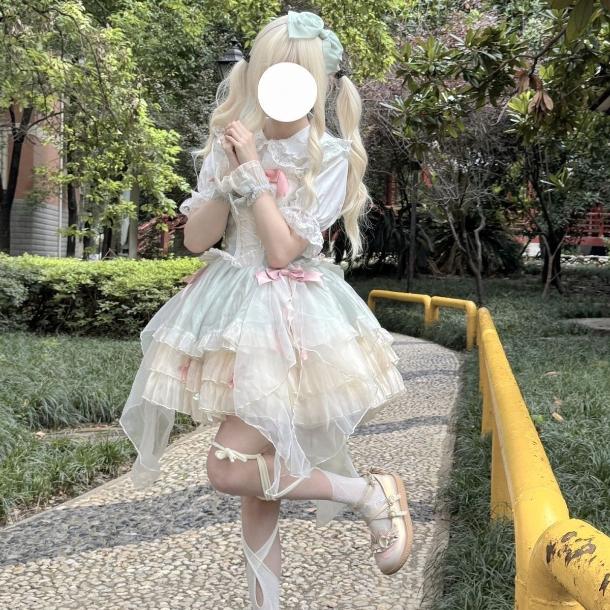 【山茶恋】酥饼猫原创设计jsk正版lolita仙气公主连衣裙生日礼服