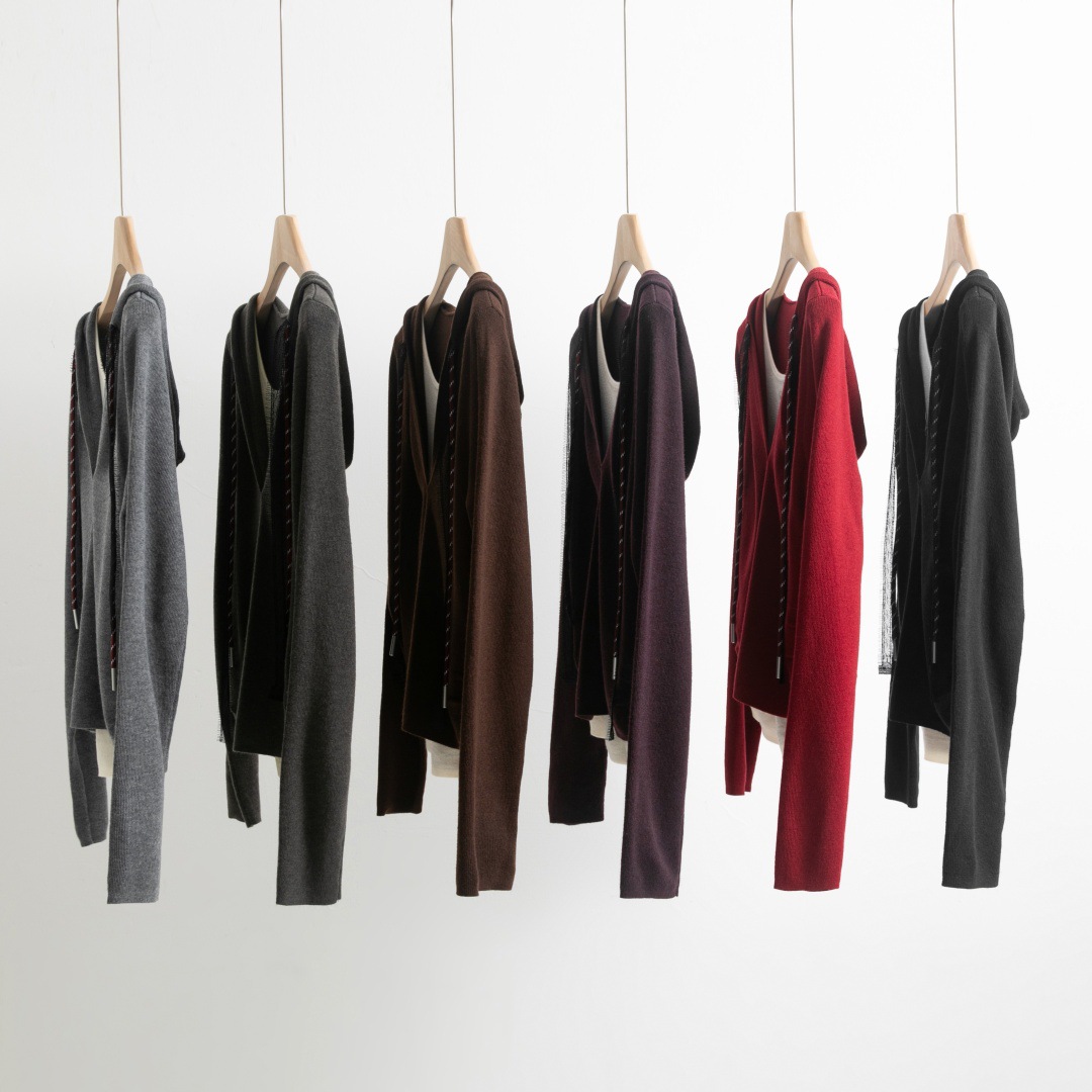 复古假两件套头修身显瘦针织衫韩系连帽衫卫衣羊毛秋季新款上衣女