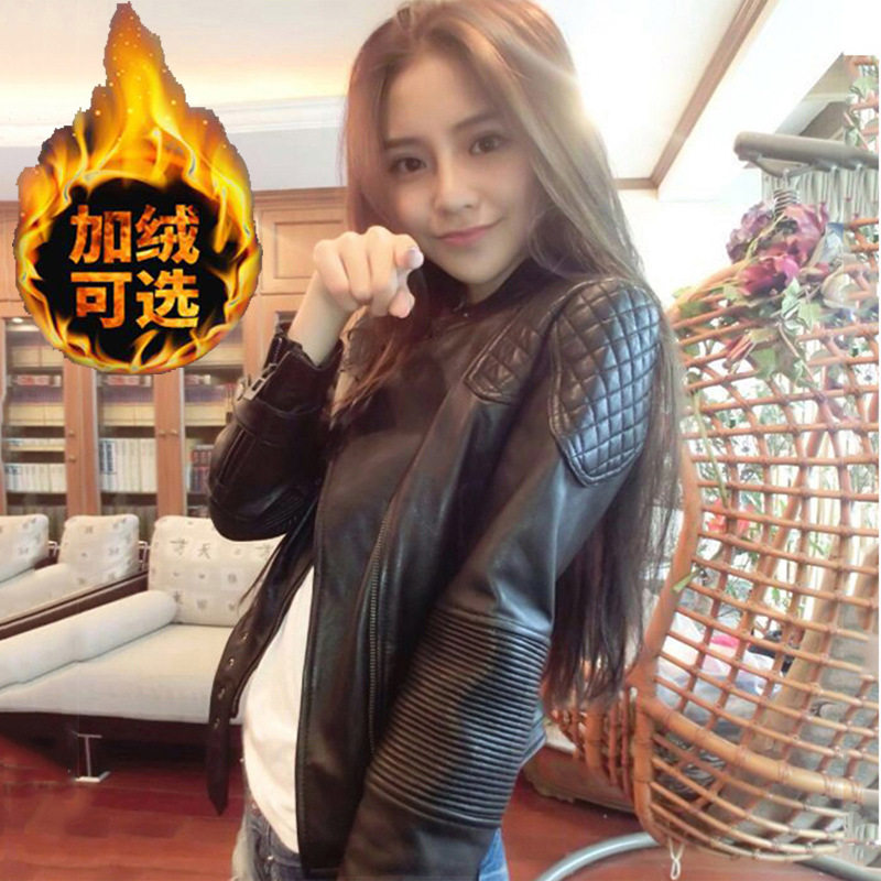 2026新款春秋机车服海宁皮衣pu外套女士皮夹克新款欧洲站上衣年轻