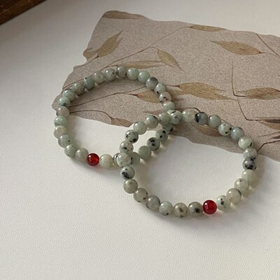 「玉楼春」新中式原创串珠手链女单圈精致小众高级感气质手串饰品