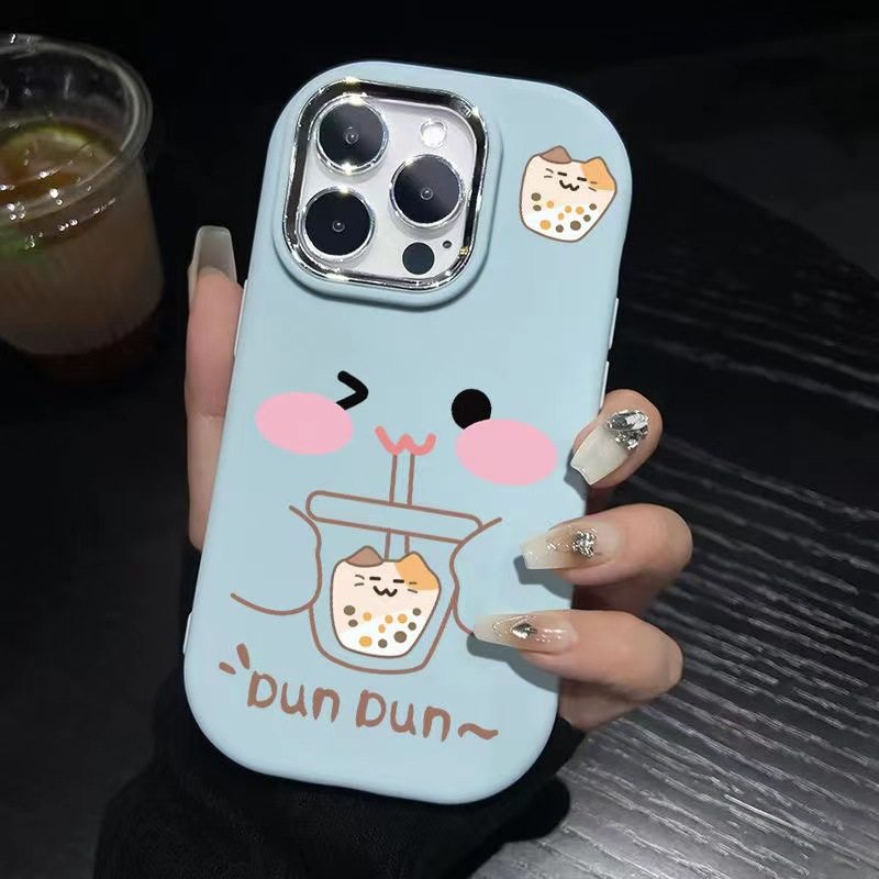 卡通奶茶适用iphone16手机壳苹果15plus日韩14promax可爱13防摔12,3C数码配件,手机保护套/壳,淘宝优惠券,粉丝福利购,淘宝优惠卷