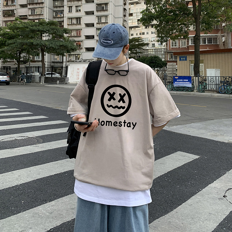 t恤男短袖ins潮牌早春韩版百搭潮流百搭夏季宽松衣服A161-T15,男装T恤,电商A161