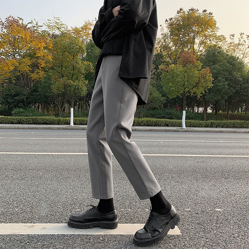 春秋季西装裤男士直筒宽松休闲长裤韩版潮流西裤A161,男装西裤,电商A161