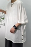 短袖T恤男2021夏季新款日系宽松百搭ins潮牌潮流A161-T003，男装T恤，电商A161