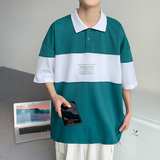 夏季新款短袖T恤潮流潮牌翻领polo衫男修身休闲上衣A161-L023，男装Polo衫，电商A161