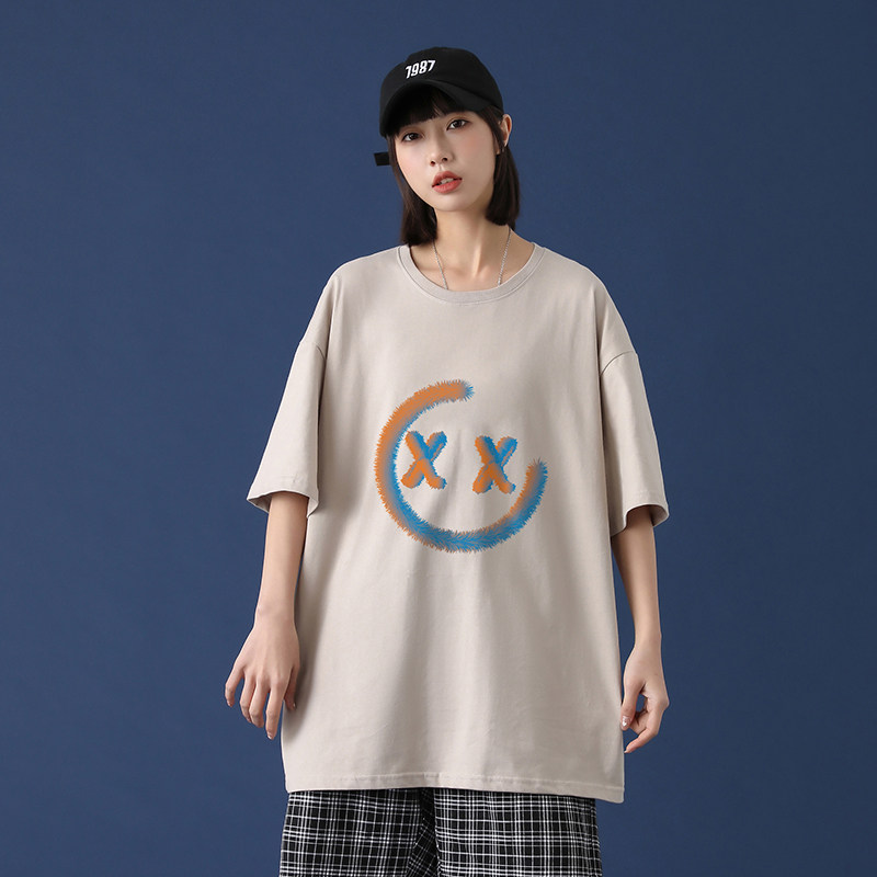t恤短袖潮牌宽松ins潮流百搭2021夏季新款港风原宿A161-T16-P25,男装T恤,电商A161