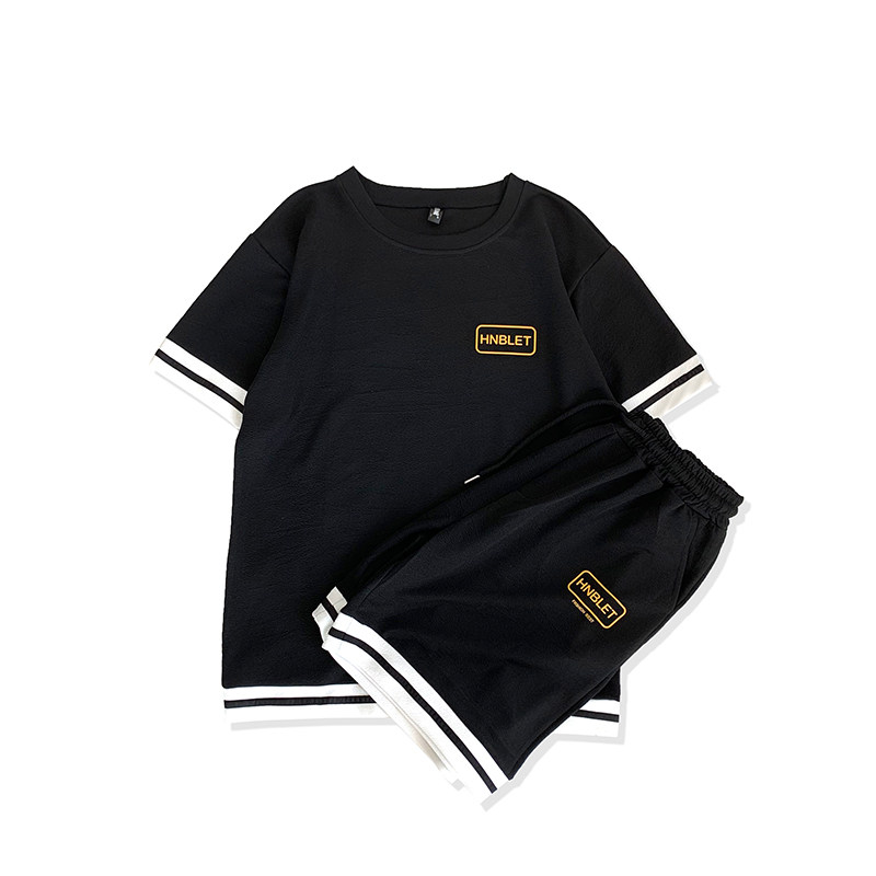 休闲运动套装男装一套搭配帅气潮牌夏季2021款衣服A161-TZ01-P45,男装休闲套装,电商A161