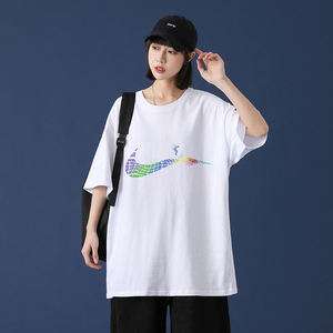 夏季短袖t恤2021新款潮牌韩版潮流修身时尚打底衫A161-T12-P25图片