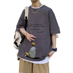 短袖t恤打底衫ins潮牌潮流衣服韩版简约百搭青少年A161-T08图片