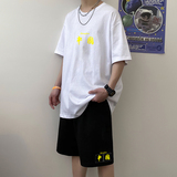 潮牌短袖休闲运动套装韩版帅气青少年短裤夏季潮流A161-TZ09，男装套装，电商A161