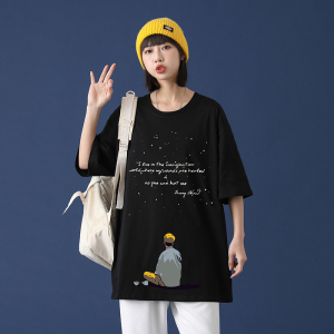短袖t恤潮流青少年 潮牌半袖2021年夏季新款上衣服A161-T08图片