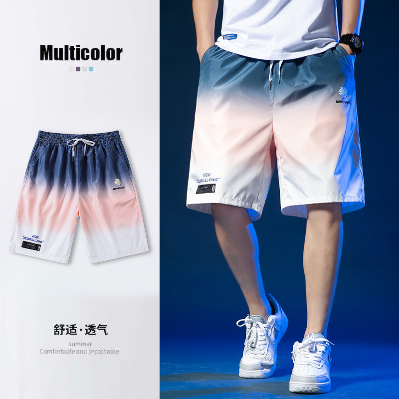 运动短裤男夏季跑步健身裤子速干宽松休闲五分裤A161-D2201-P30图片