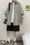 短袖t恤男夏季潮流百搭宽松半袖体恤ins潮牌上衣服A161-W1053，男装T恤，电商A161