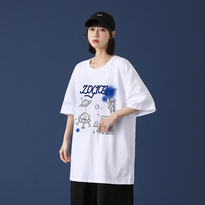 t恤短袖男2021夏季新款潮流半袖衣服打底衫上衣潮牌A161-T05图片
