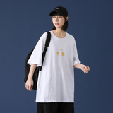 夏季短袖T恤男ins港风潮牌个性韩版潮流宽松圆领半袖A161-T43-P25，男装T恤，电商A161