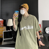 短袖t恤男士春夏季2021新款潮流半截袖潮牌衣服A161-T22-P25，男装T恤，电商A161