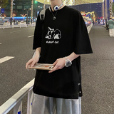 宽松短袖t恤男半袖桖潮流衣服ins七分袖男A161-T088-P35，男装T恤，电商A161