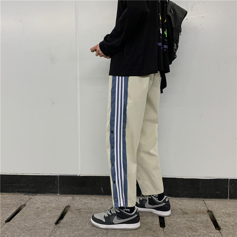 网红休闲裤男潮流春秋季潮流帅气韩版束脚裤运动裤A161-G818,男装休闲裤,电商A161