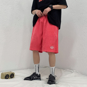 短裤男潮牌沙滩运动中裤男士夏季外穿潮流宽松A161-D04图片