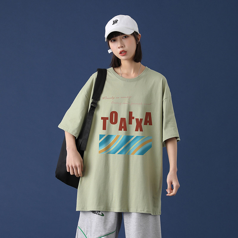 短袖t恤潮流韩版宽松上衣ins潮牌2021夏季原宿港风A161-T40-P25,男装T恤,电商A161