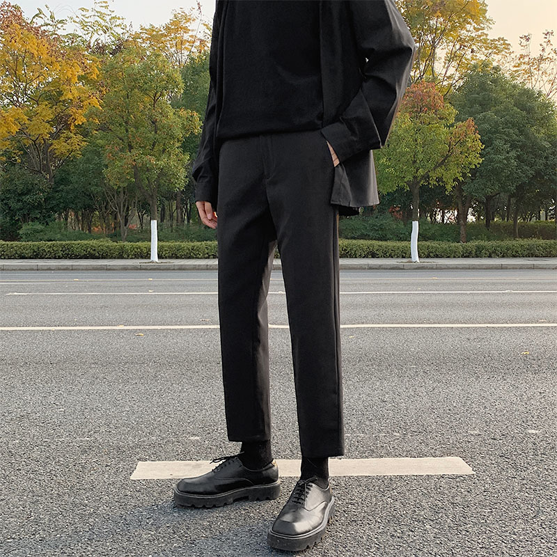 垂感西裤男直筒宽松休闲裤春季裤潮流韩版潮牌百搭A161,男装西裤,电商A161