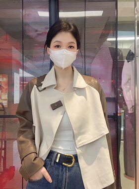 美拉德2026撞色休闲外套设计感