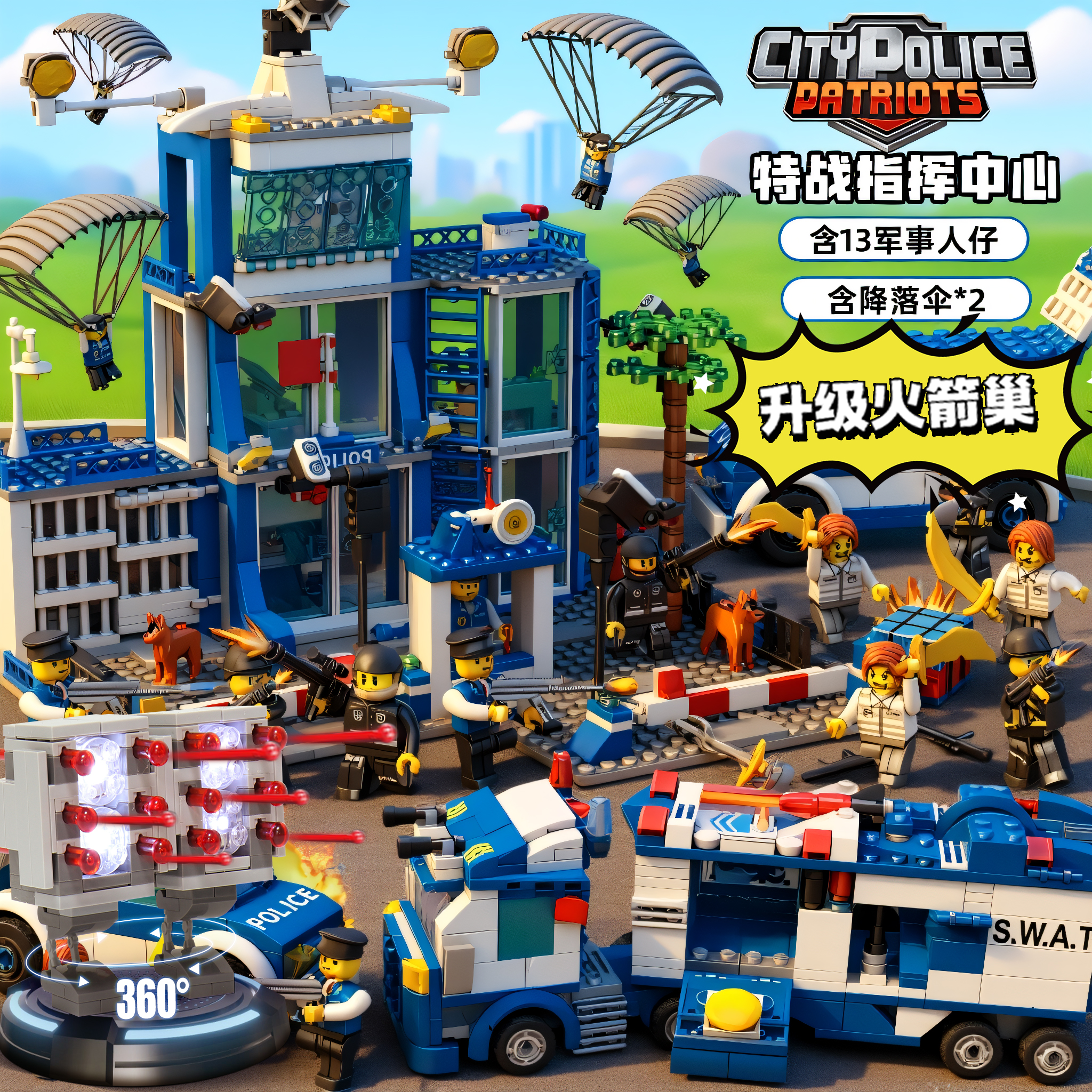 2023新款城市警察总局指挥中心