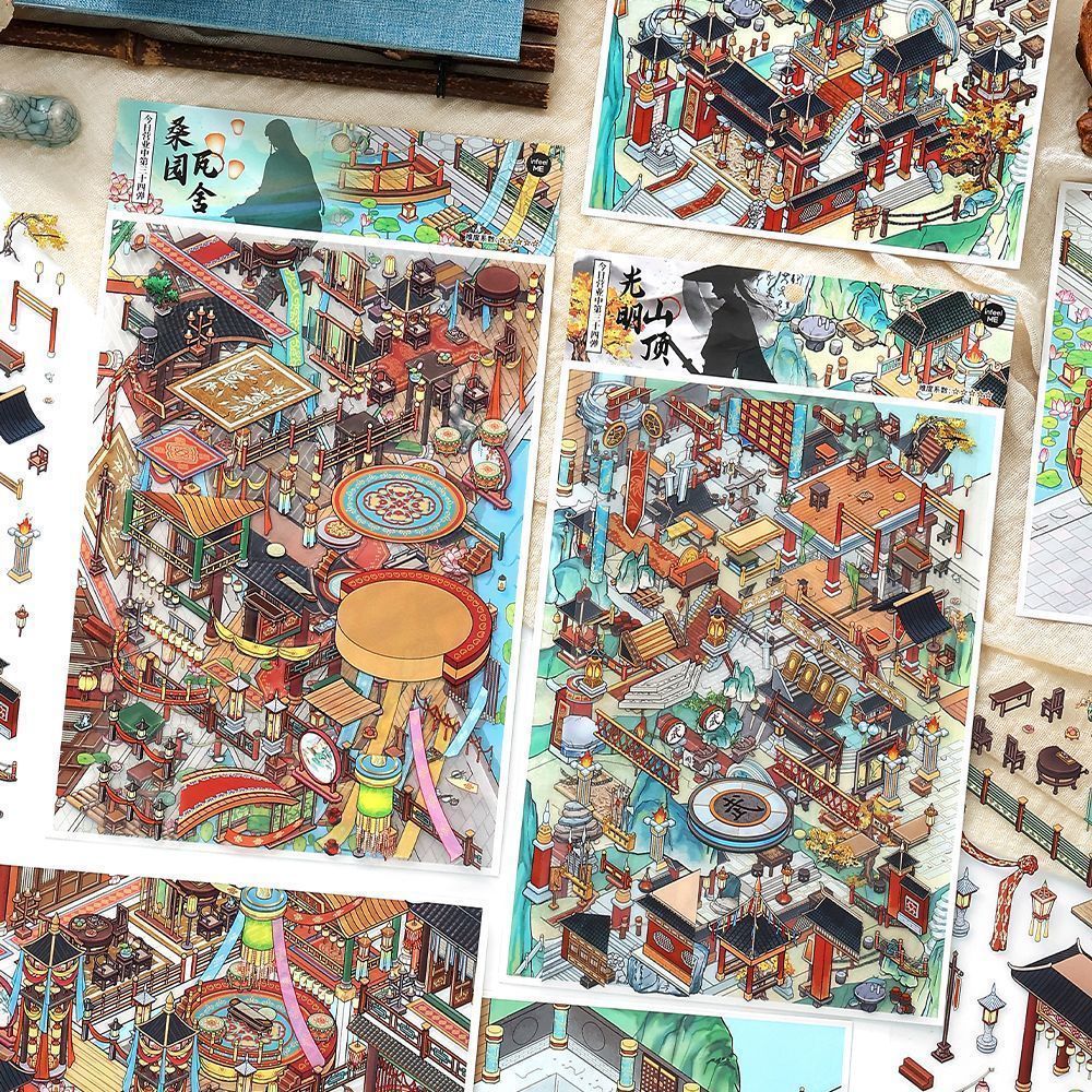 infeelme造景贴纸今日营业中34.0+旧物修复6.0+7.0系列3D立体贴画