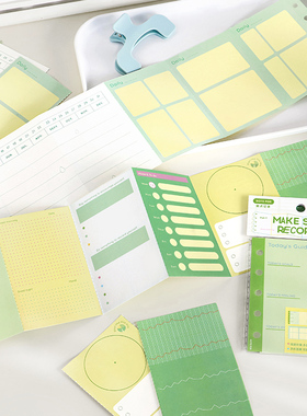 NOTE FOR糖果灵感簿M5风琴活页便签高颜值简约活页可折叠功能便签