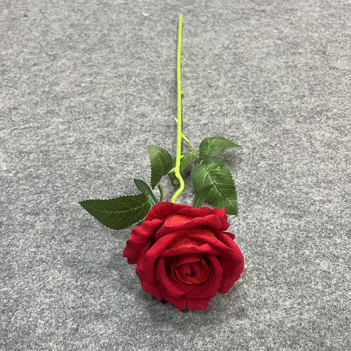 仿真玫瑰花单支家居装饰情人节礼仿真花/假花