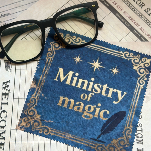 【现】英国魔法部 高级牛马眼镜布 hp同人周边