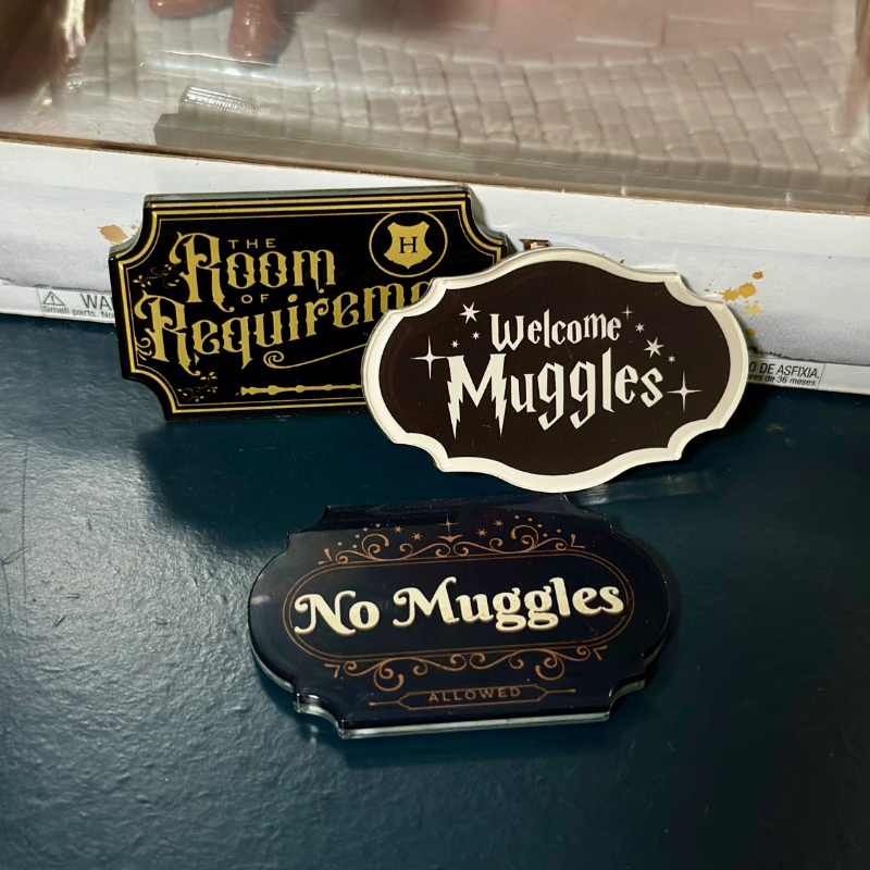 【可预定】有求必应屋 不/欢迎麻瓜 无边亚克力冰箱贴 同人周边