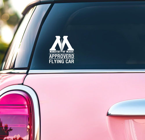 【现】经英国魔法部认证的飞天车辆 撕膜留字 车贴同人周边